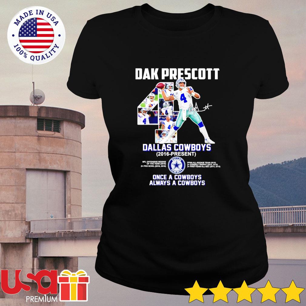 Dak Prescott In Dallas Cowboys From 2016 To Present. T-Shirt