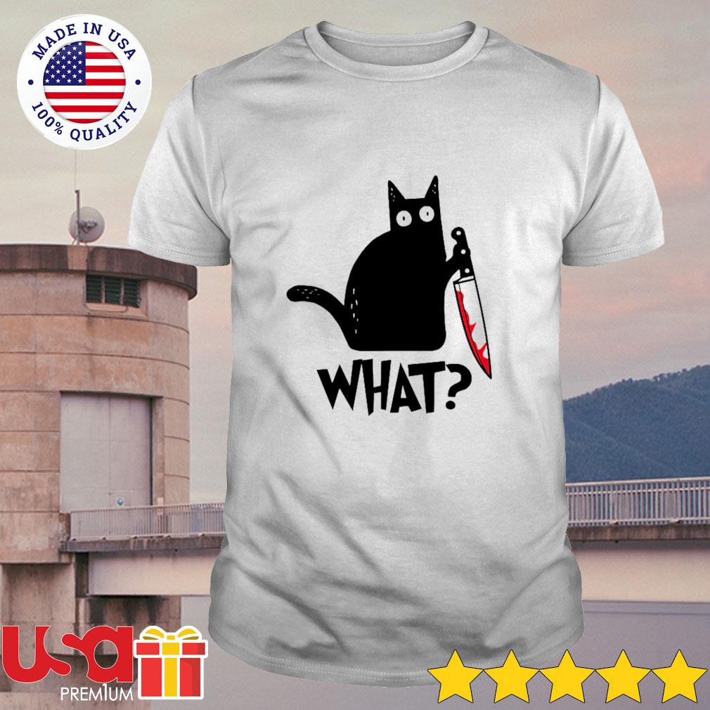 Black Cat I'm ok it's not my blood 2023 shirt, hoodie, sweater, long sleeve  and tank top