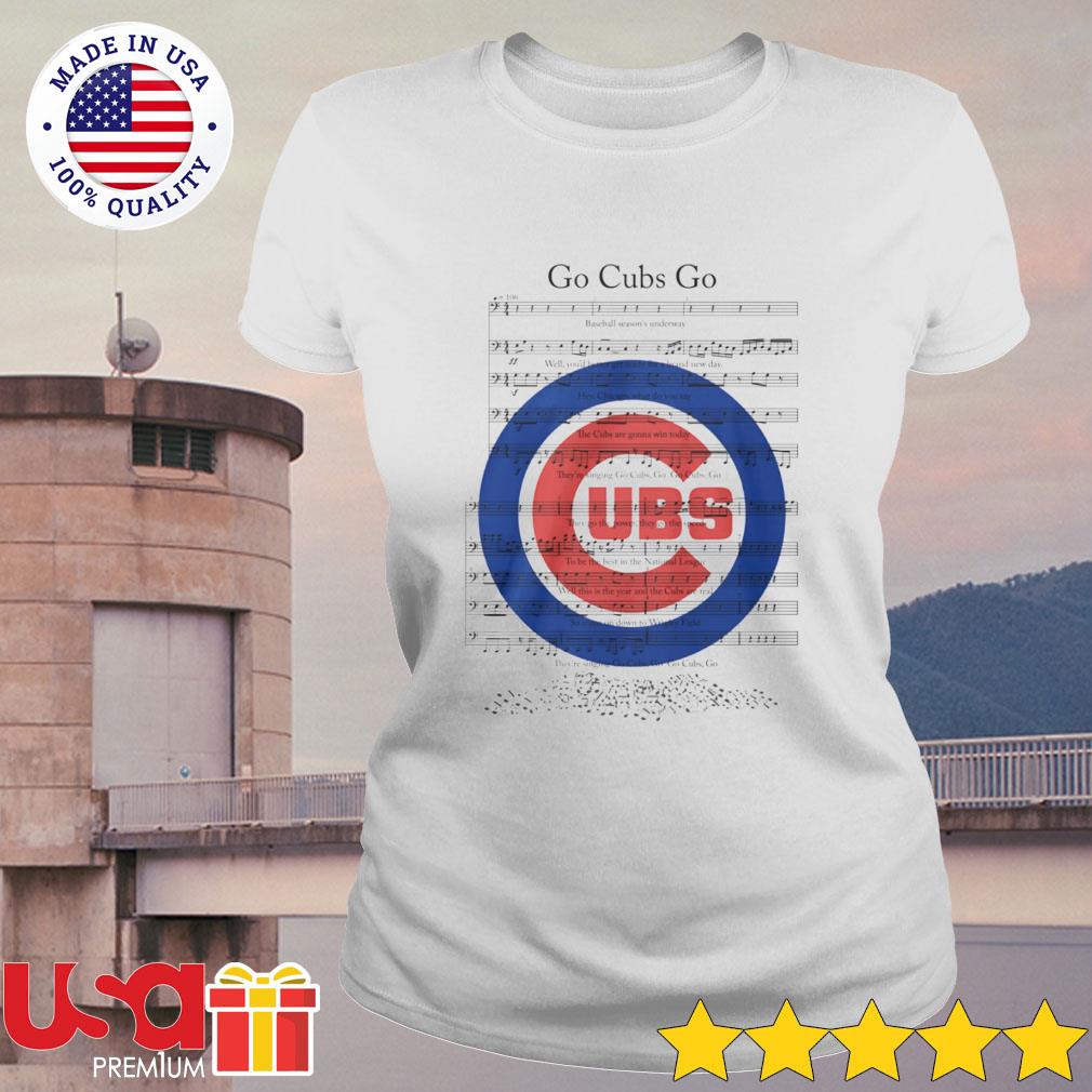 Chicago Cubs go Cubs go lyrics shirt, hoodie, sweater and long sleeve