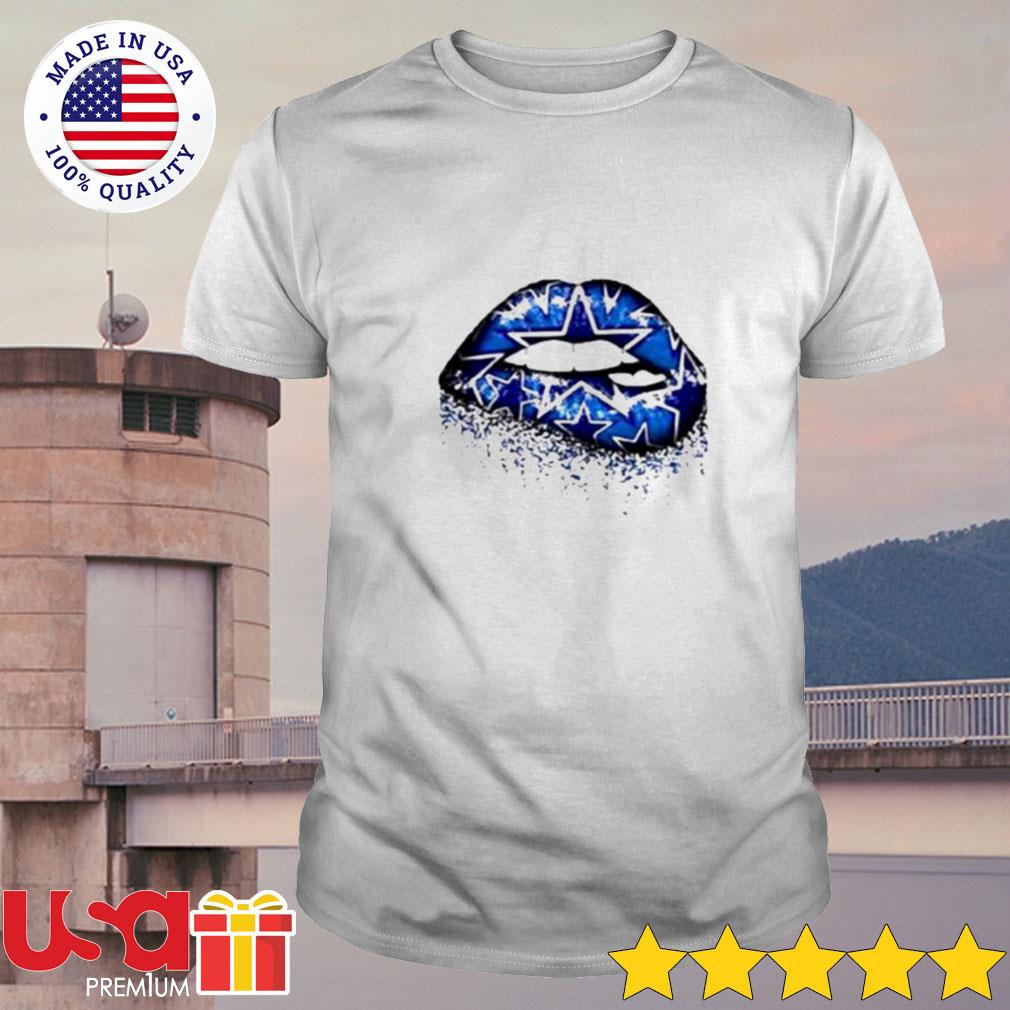 Lips Dallas Cowboys Shirt - High-Quality Printed Brand