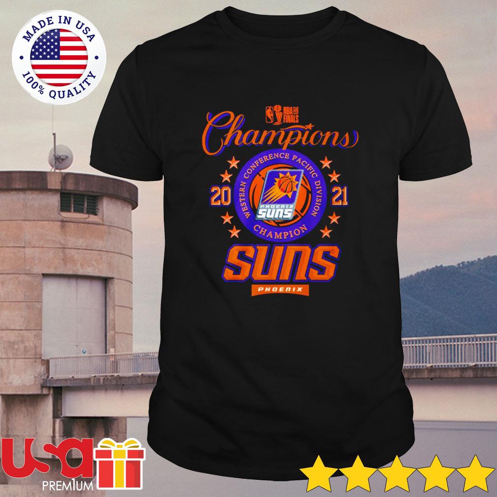 Phoenix Suns Champions NBA 2021 western conference pacific division Champion  shirt, hoodie, sweater and long sleeve