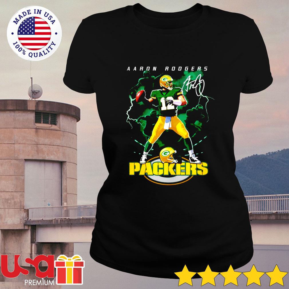 Green bay football Aaron Rodgers signature shirt, hoodie, sweater