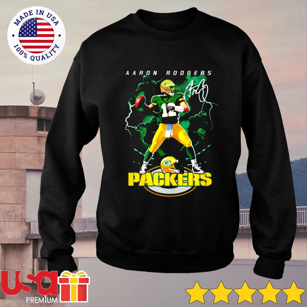 Aaron Rodgers Green Bay Packers signature retro shirt, hoodie