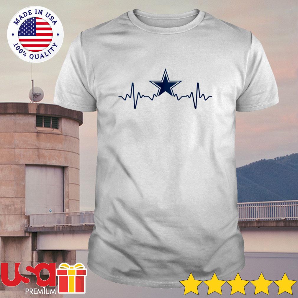 Dallas Cowboys heartbeat shirt, hoodie, sweater and v-neck t-shirt