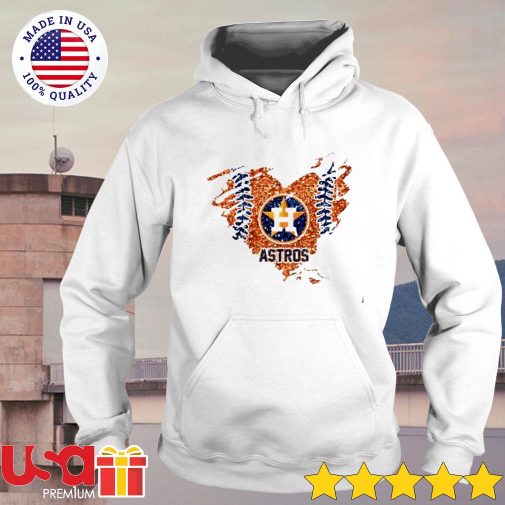 Official Houston Astros baseball heart shirt, sweater, hoodie, and v-neck t- shirt