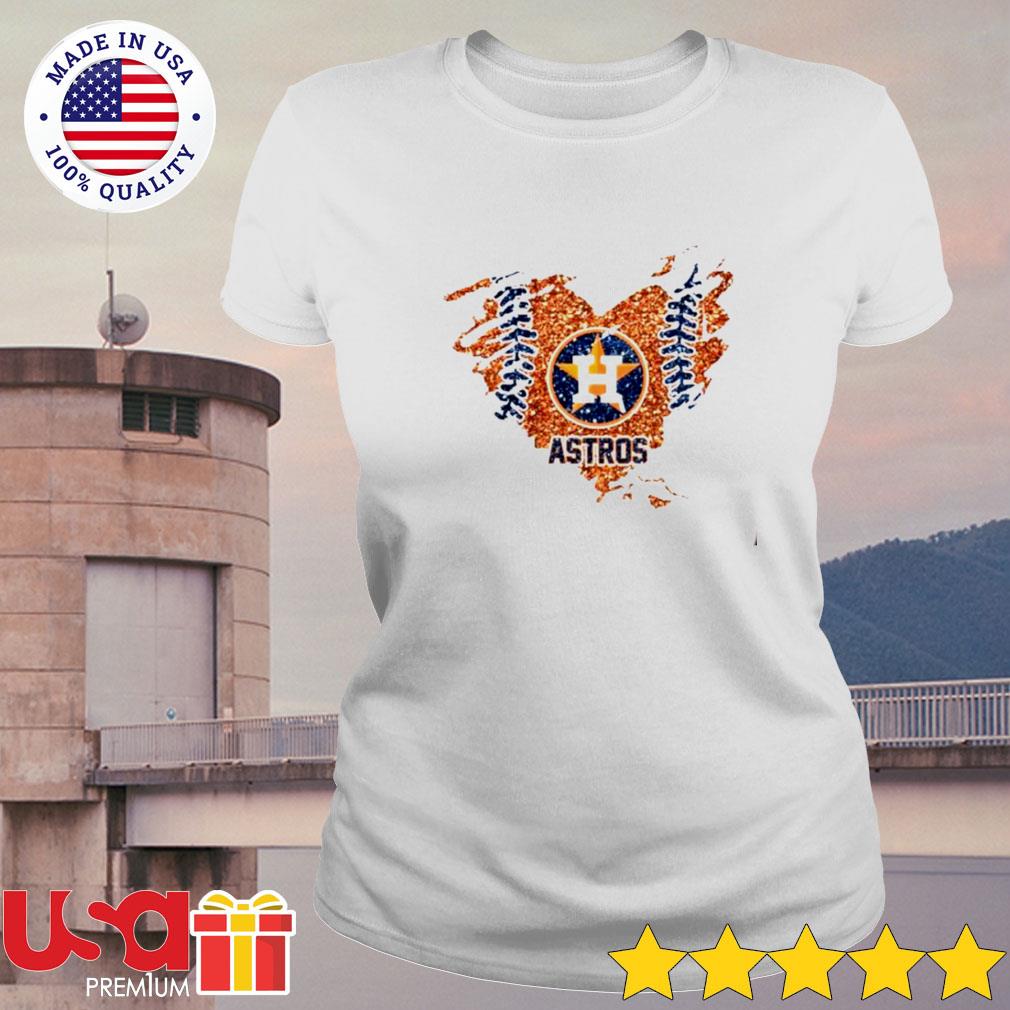 Official Houston Astros baseball heart shirt, sweater, hoodie, and