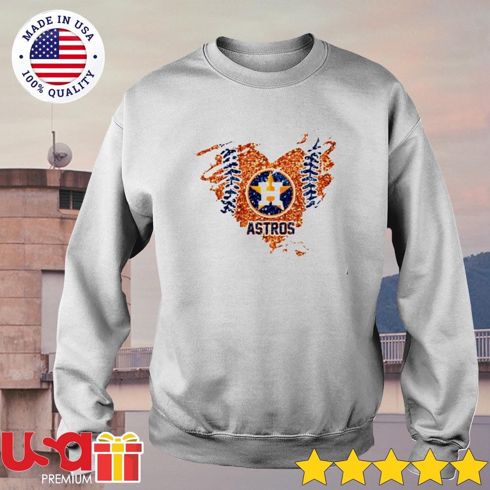 Love Houston Astros baseball heart shirt, hoodie, sweater and long