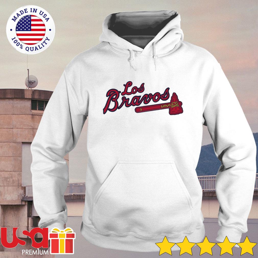 Atlanta Braves Los Bravos logo shirt, hoodie, sweater, long sleeve and tank  top