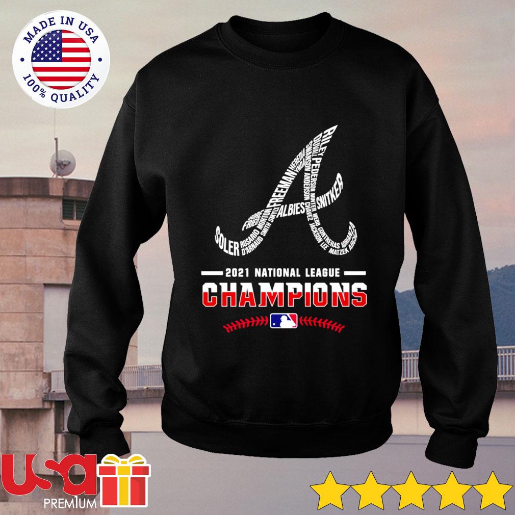 Atlanta Braves 2021 National League Champions t-shirt, hoodie, sweater,  long sleeve and tank top