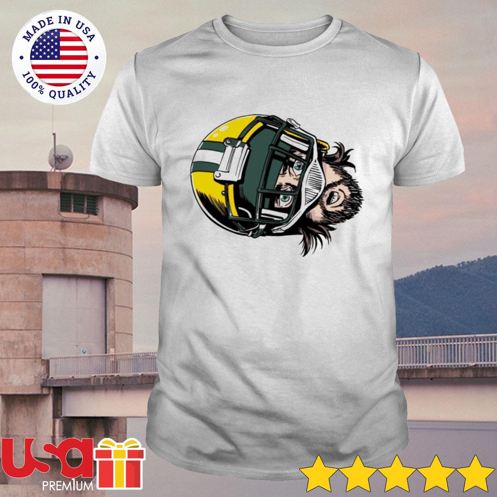 Aaron Rodgers Face Green Long Sleeve Shirt