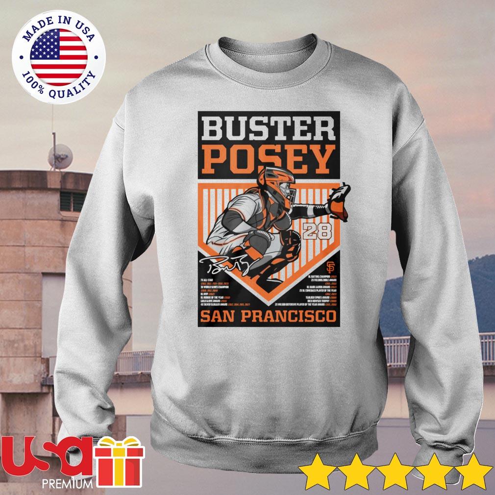 Thank you Buster Posey signature T-shirt, hoodie, sweatshirt and tank top