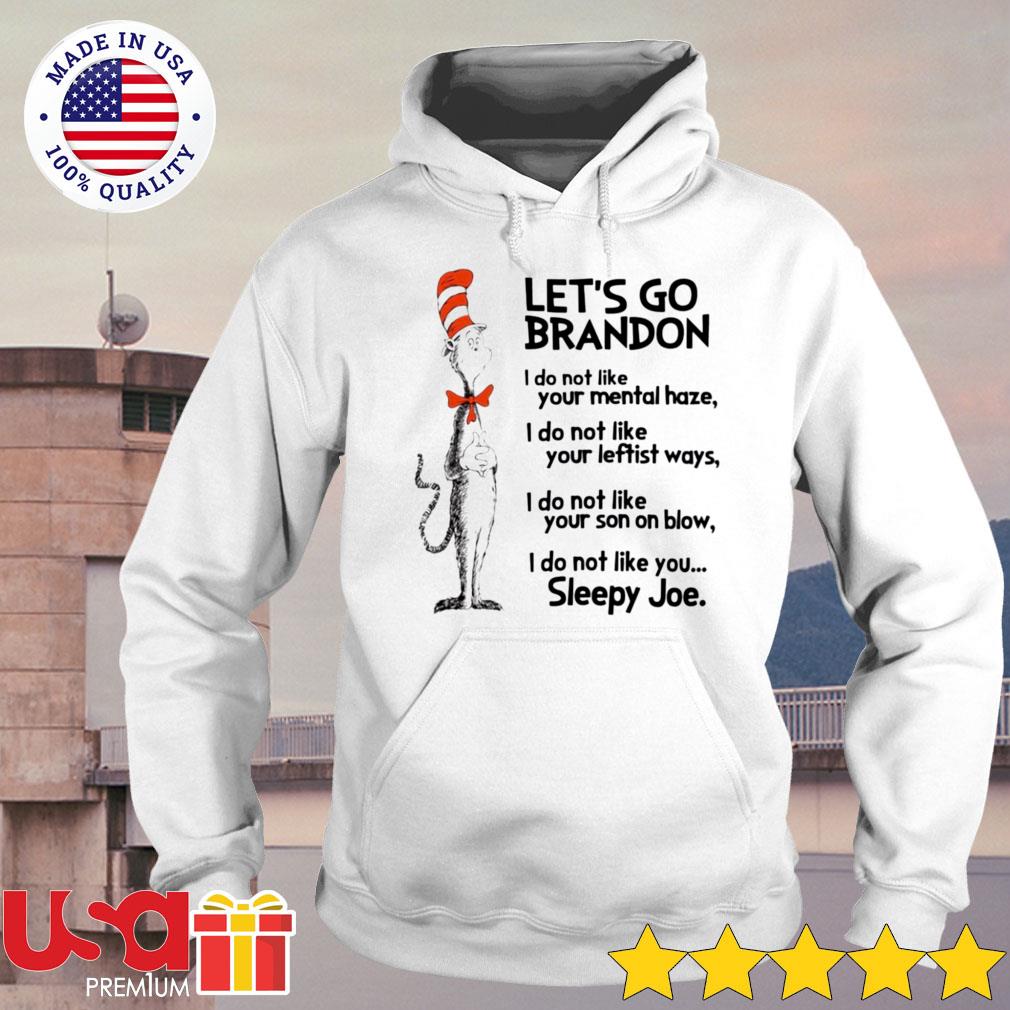 Dr Seuss Let's Go Brandon Shirt, hoodie, sweater, long sleeve and tank top