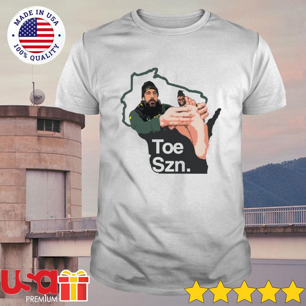 Aaron Rodgers Toe Szn Shirt, hoodie, sweater, long sleeve and tank top