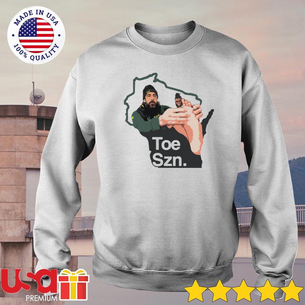 Aaron Rodgers Toe Szn Shirt, hoodie, sweater, long sleeve and tank top