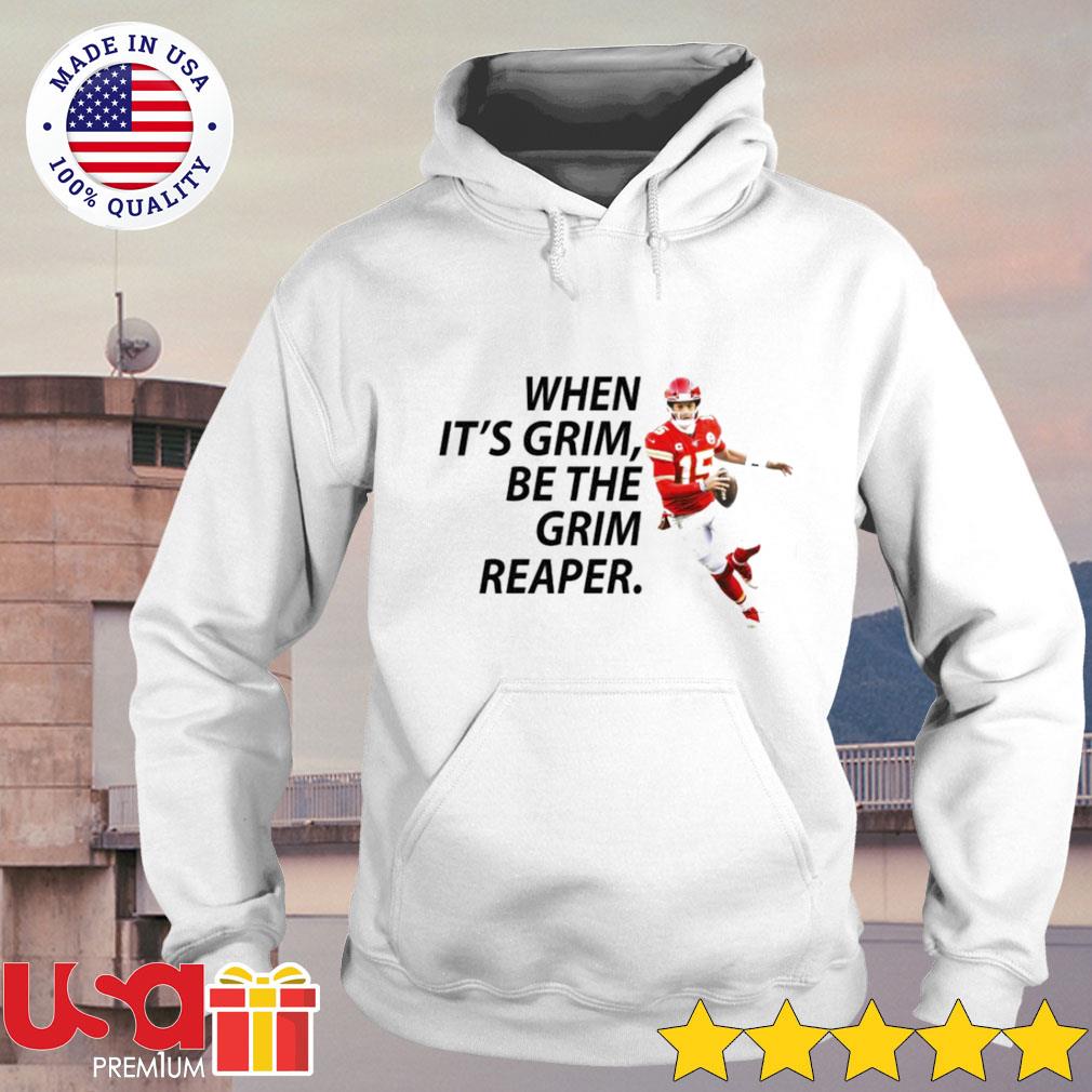 Patrick mahomes ii grim reaper 2022 shirt, hoodie, sweater, long