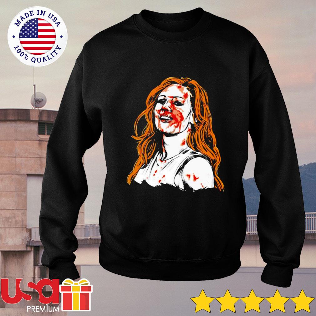 becky lynch bloody t shirt