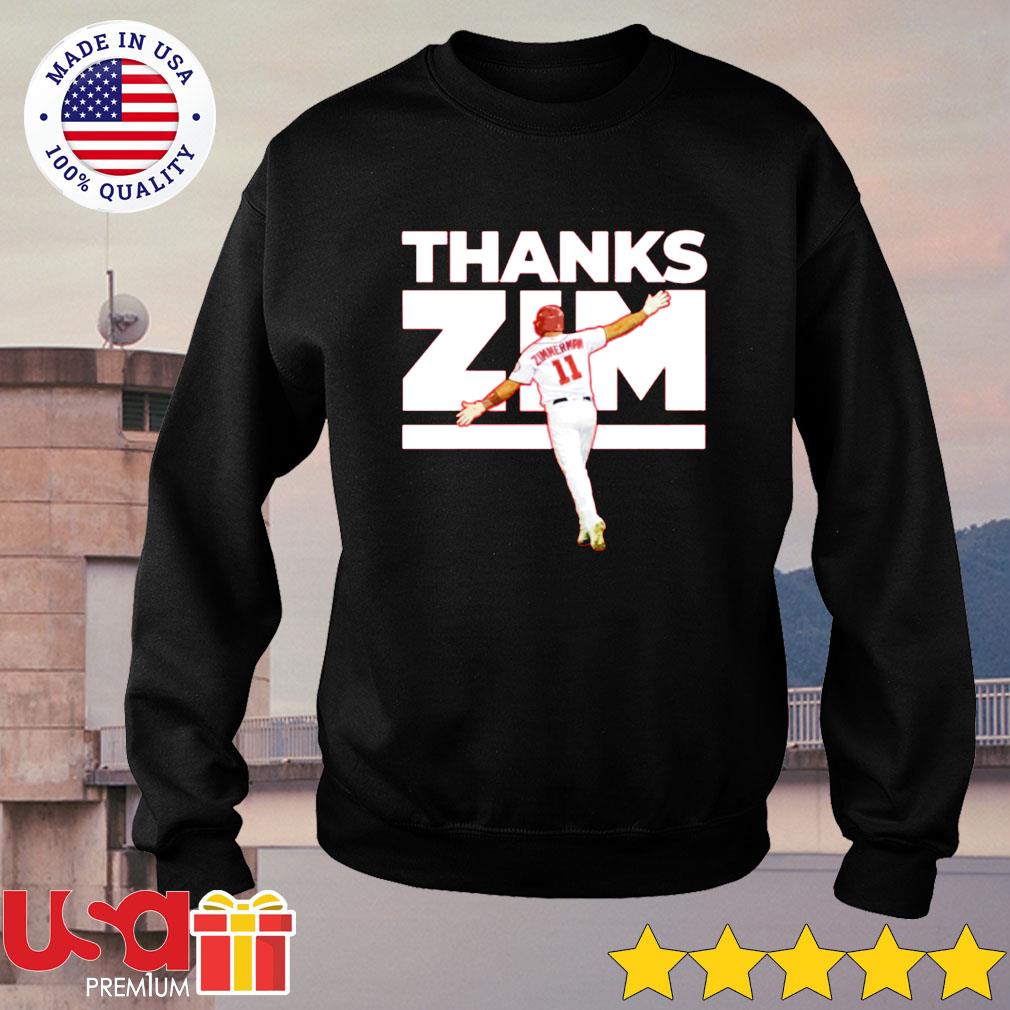 Ryan Zimmerman thanks Zim shirt, hoodie, sweater, long sleeve and