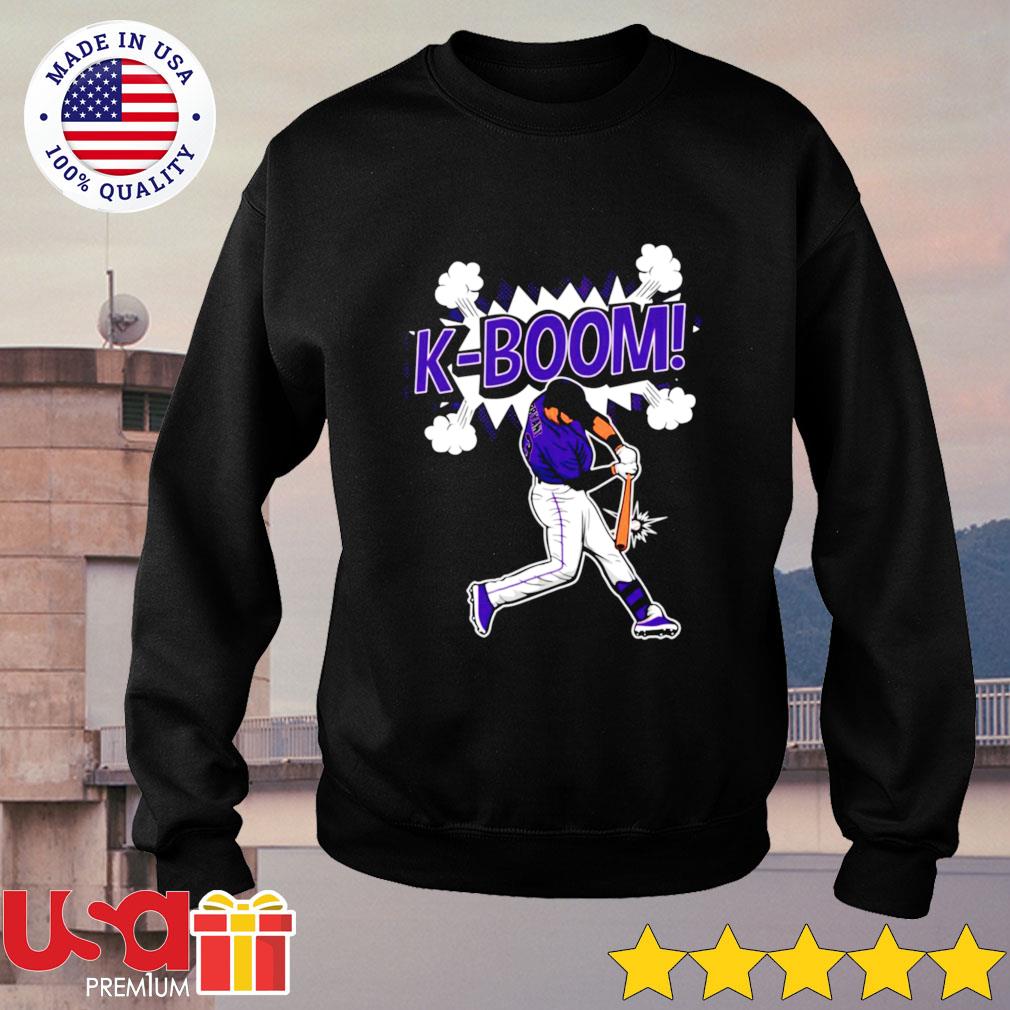 Awesome Kris Bryant Colorado Rockies K-Boom shirt, hoodie, sweater and long  sleeve