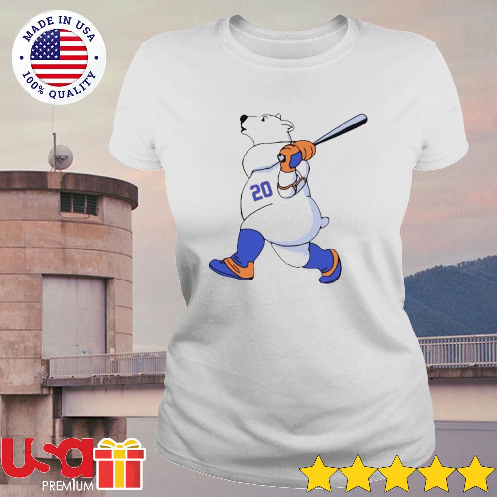 Pete Alonso's Polar Bear 20 New York Mets Signature Shirt