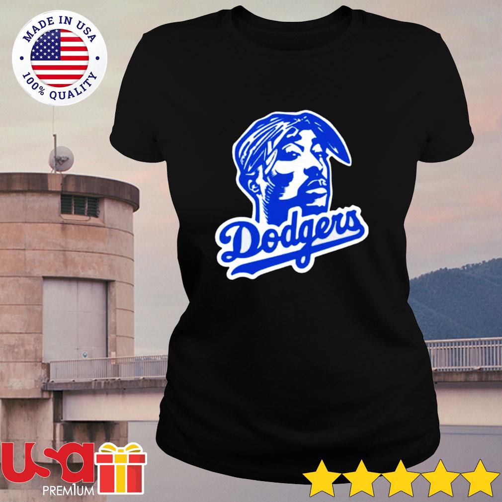 Shirts, Men Tupac La Dodgers Royal Hoodie Los Angeles