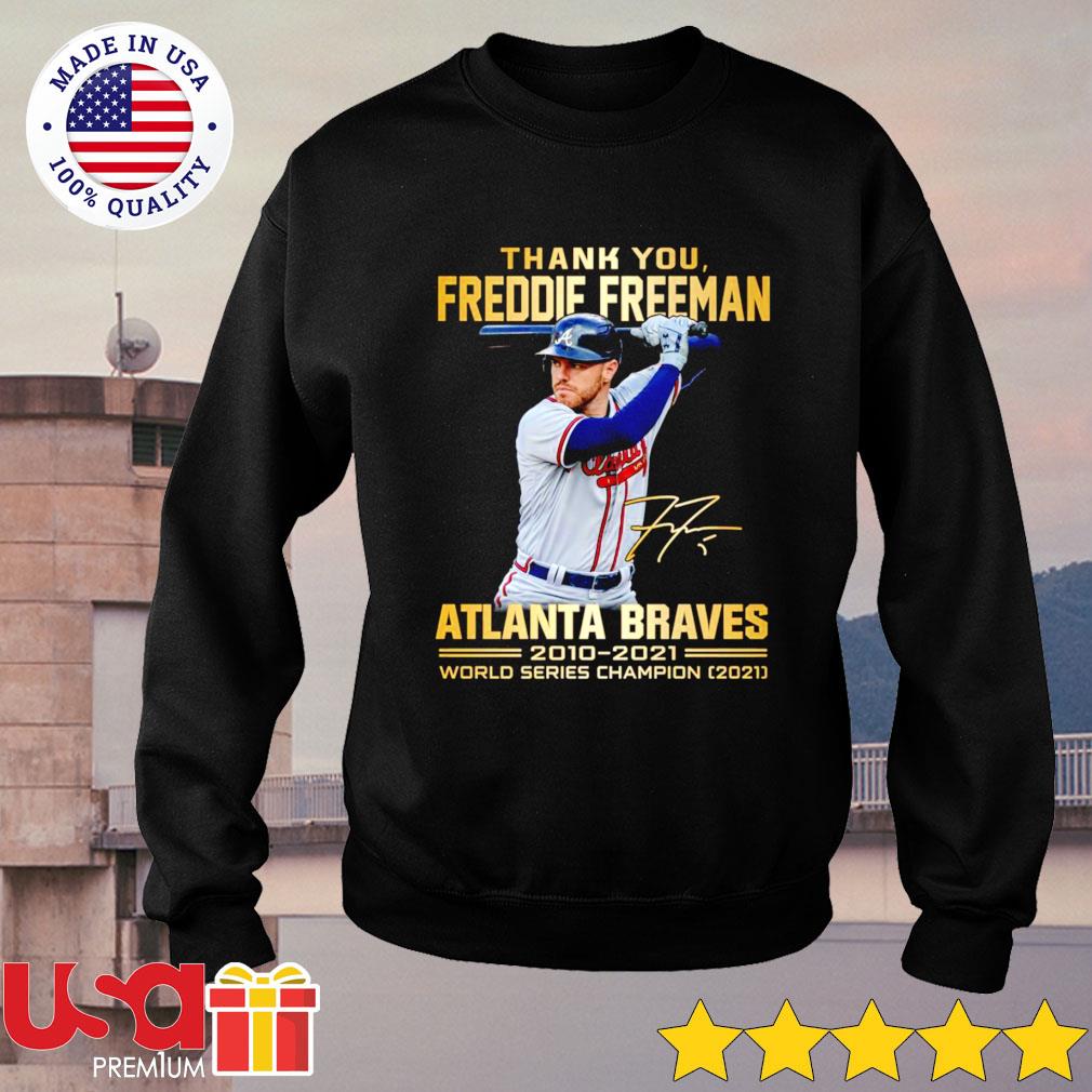 Atlanta Braves World Series Champions 2021 Signatures Thank You Shirt,  hoodie, sweater, long sleeve and tank top