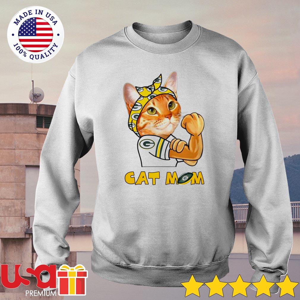 Strong Cat Mom Green Bay Packers 2022 shirt, hoodie, sweater, long sleeve  and tank top