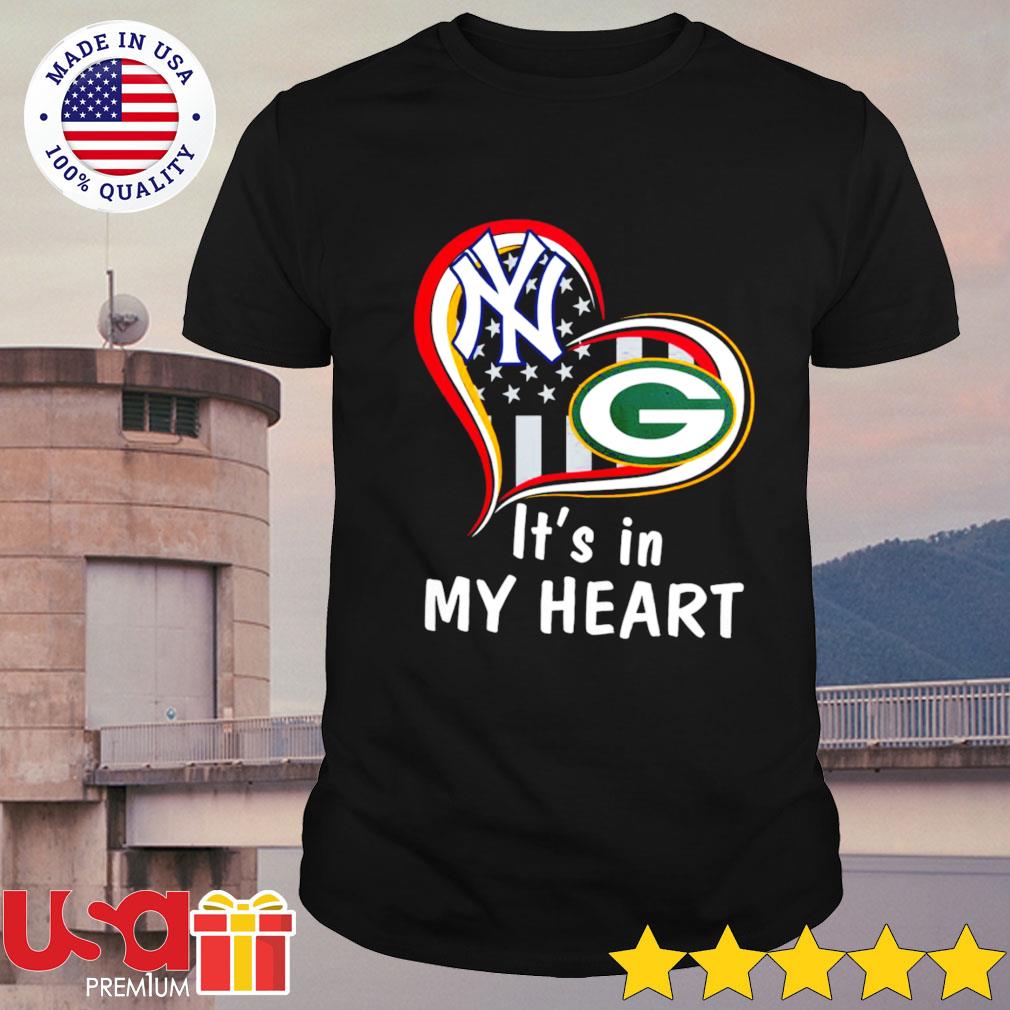 Official New York Yankees And Green Bay Packers Shirt