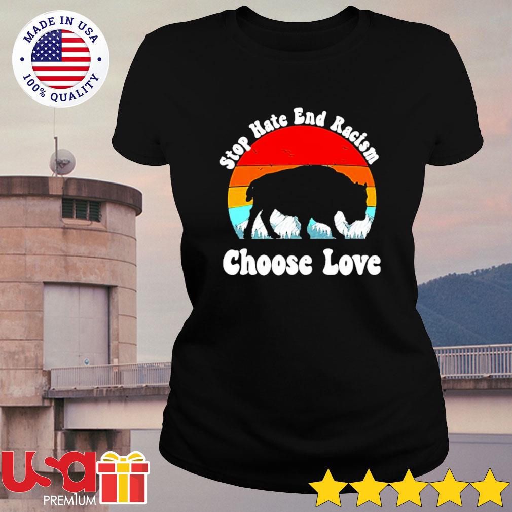 Stop Racism Buffalo Bills Choose Love Buffalo Shirt