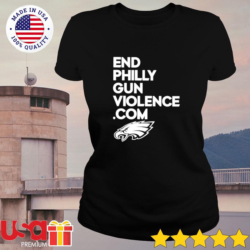 End Philly Gun Violence - Philadelphia Eagles T-shirt