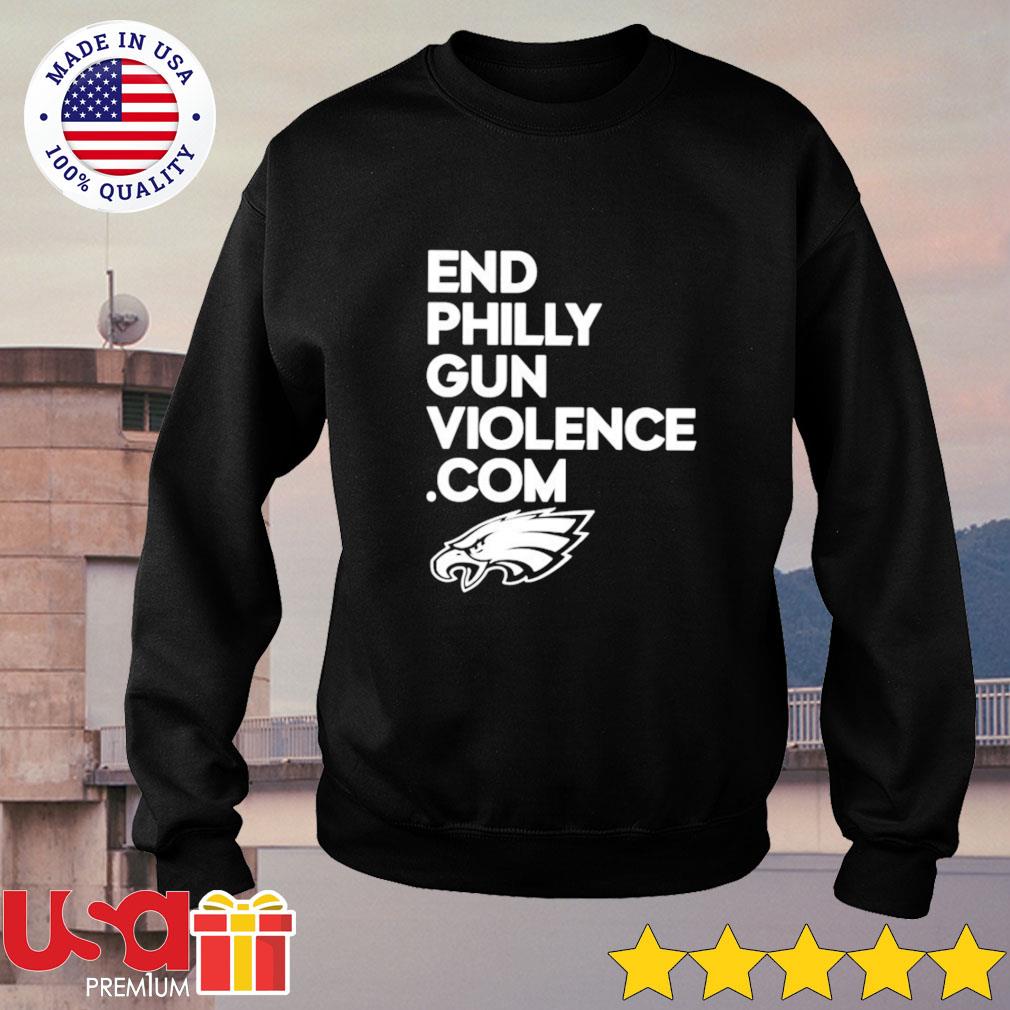 End Philly Gun Violence - Philadelphia Eagles T-shirt