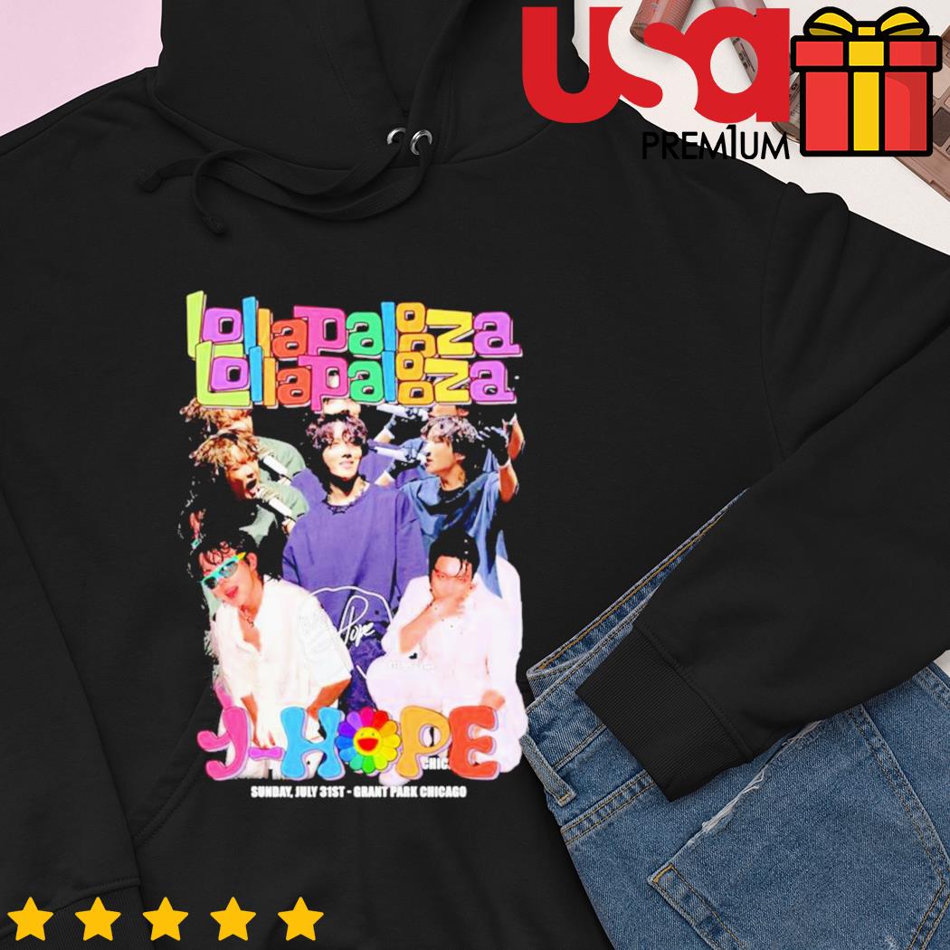 J-Hope Lollapalooza Exclusive Zip Up Hoodie