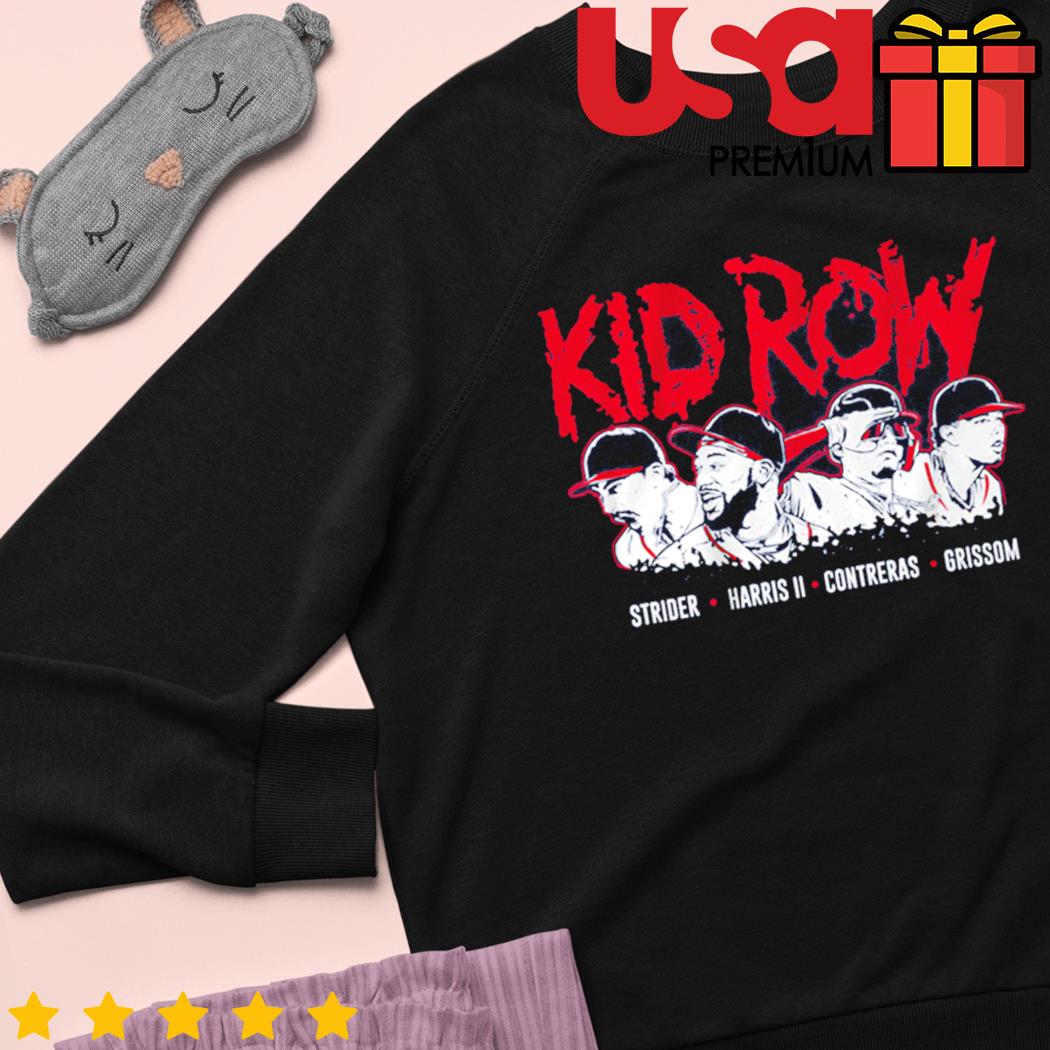 Kid row Spencer Strider Michael Harris II William Contreras and Vaughn  Grissom shirt, hoodie, sweater and long sleeve