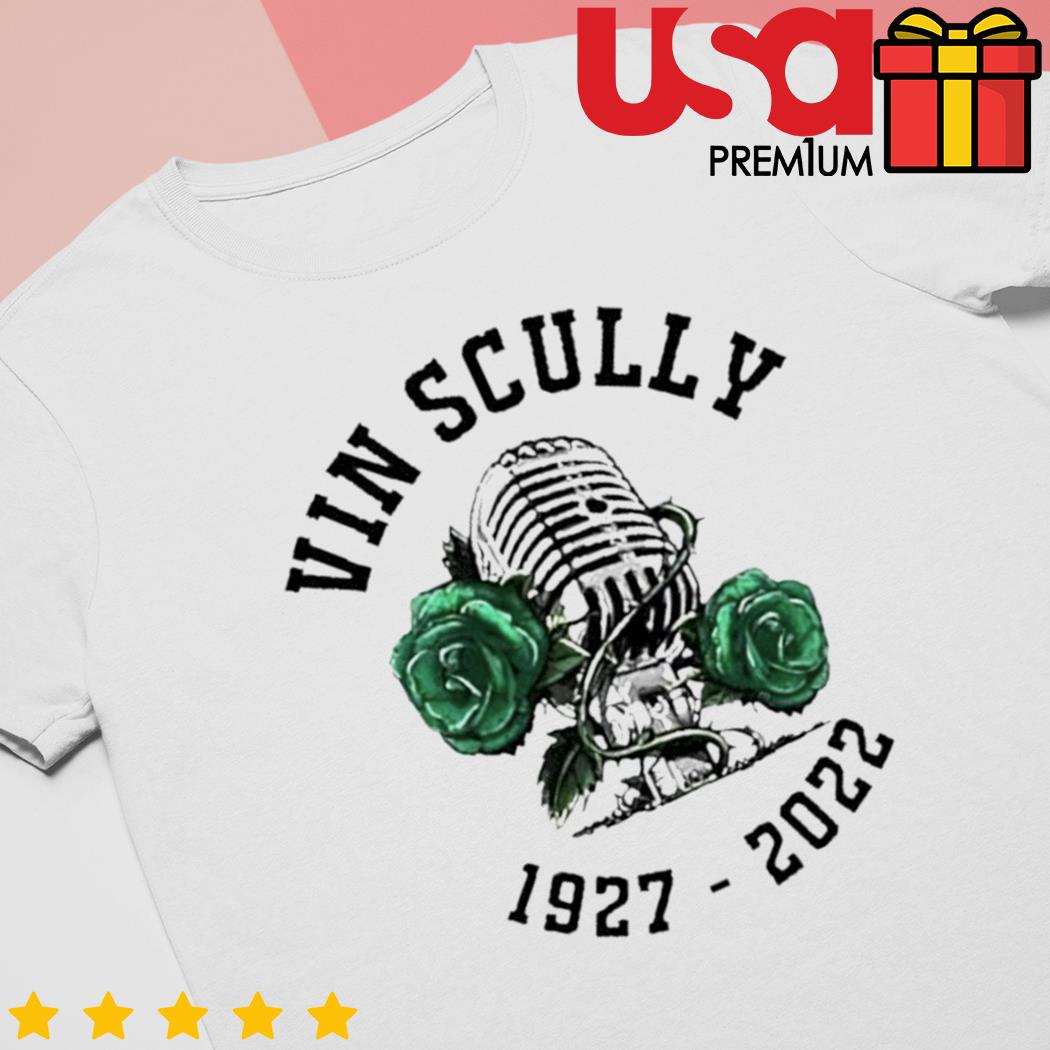 Vin Scully Microphone Shirt, hoodie, sweater, long sleeve and tank top