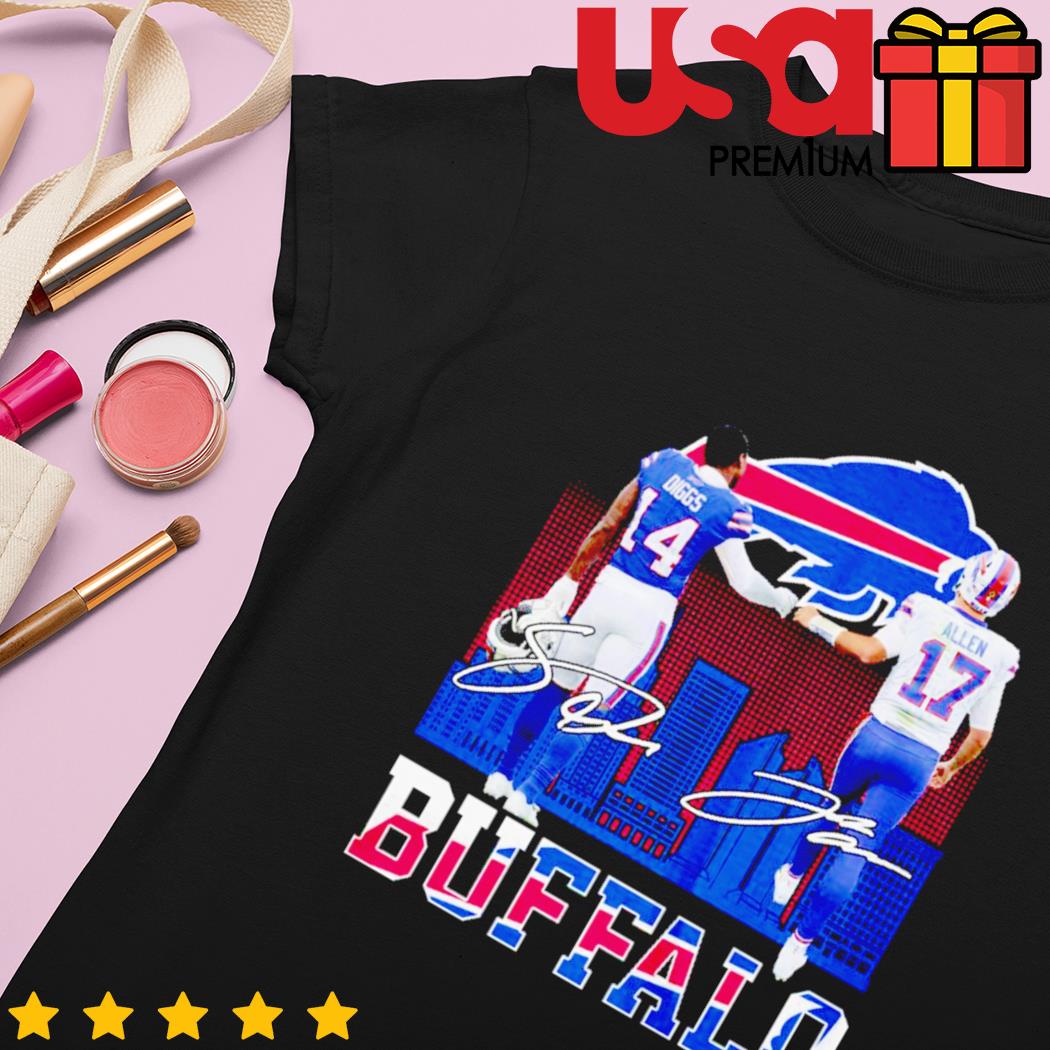 Josh Allen Buffalo Bills Little People signature shirt, hoodie, sweater,  long sleeve and tank top