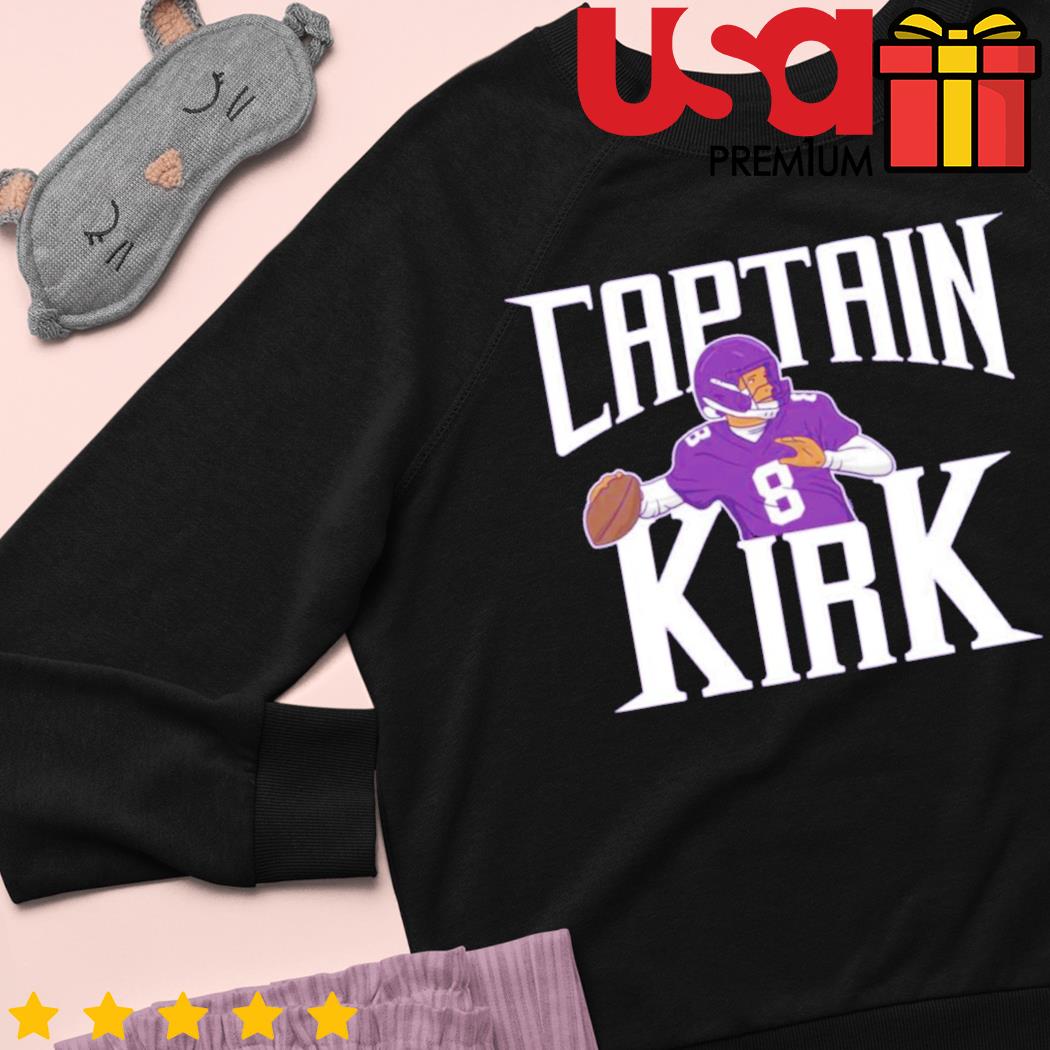 2022 Kirk Cousins Captain Kirk shirt, hoodie, sweater, long sleeve and tank  top