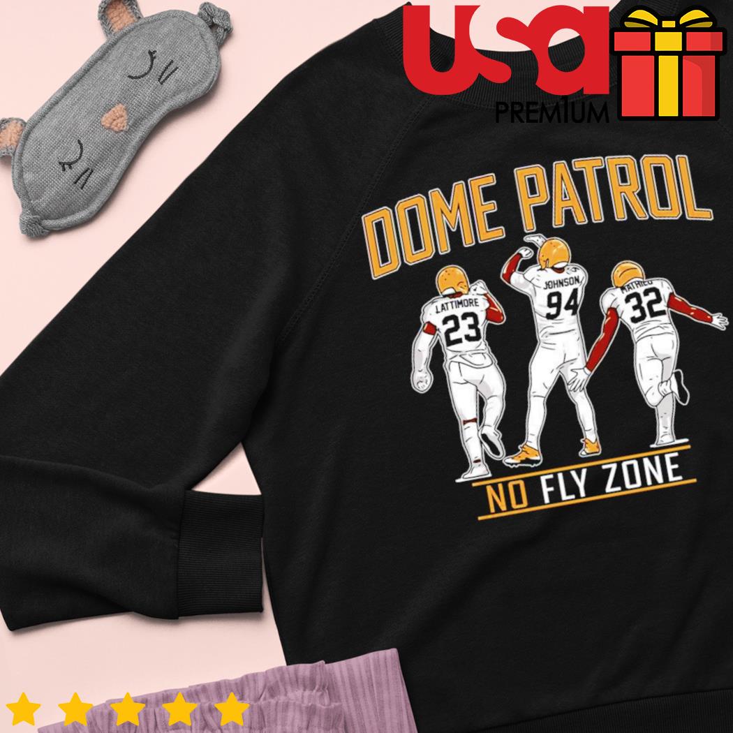 New orleans saints dome patrol no fly zone 2022 shirt, hoodie, sweater,  long sleeve and tank top