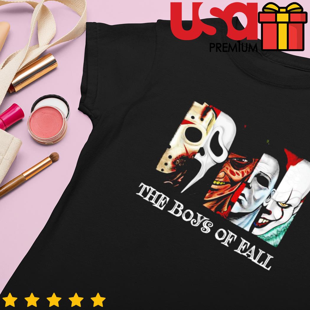 NFL Boys Of Fall Cosplay Horror Characters Halloween Shirt, hoodie,  sweater, long sleeve and tank top