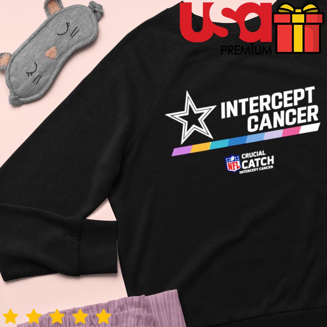 Nfl Intercept Cancer Hoodie Tshirt Sweatshirt 2023 Dallas Cowboys Crucial  Catch Intercept Cancer T Shirt Nfl Crucial Catch Apparel 2023 Mens Womens  Kids NEW - Laughinks