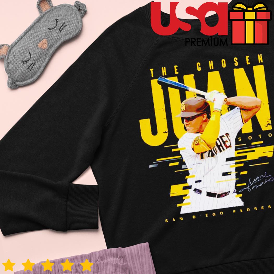 The chosen Juan Soto San Diego Padres signature shirt, hoodie, sweater and  long sleeve