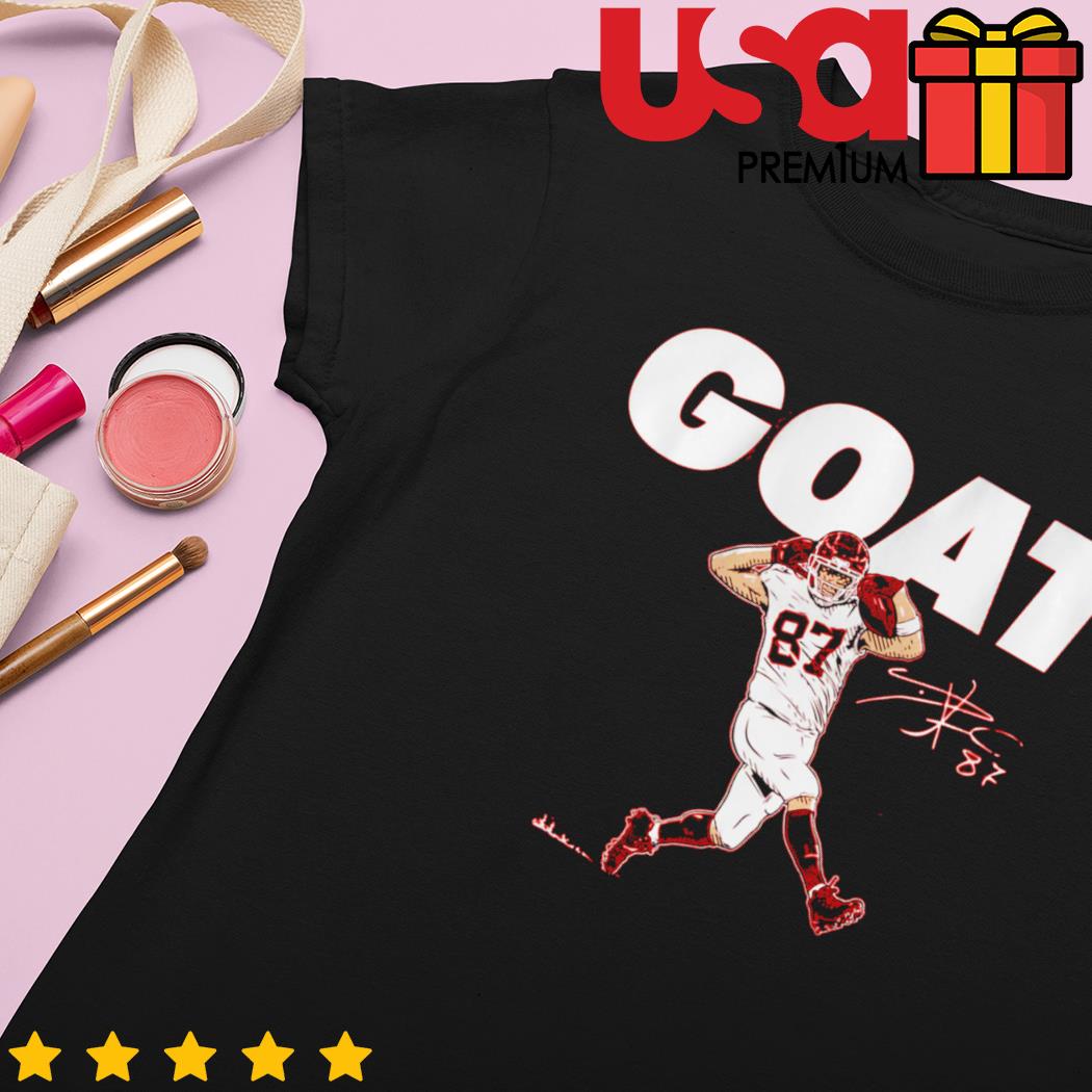 Travis Kelce Shirt Goat 87 Kansas City Chiefs Gift - Personalized