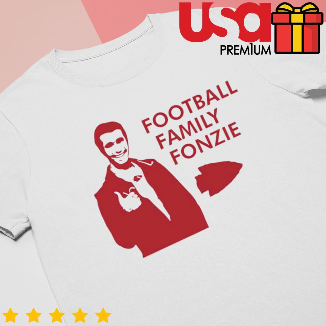 Football Family Fonzie Trending Shirt, Travis Kelce Long Sleeve