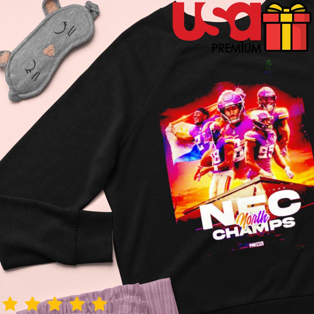 2022 Minnesota Vikings NFC North Champs t-shirt, hoodie, sweater and long  sleeve