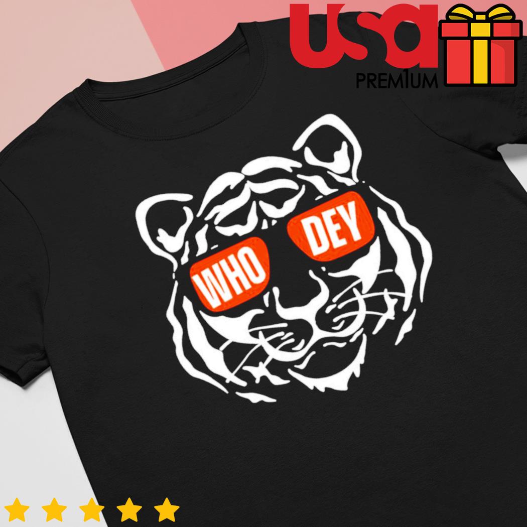 White Bengals Shirt Tiger Shirt Who Dey Football Shirt Bengal Shirt Sunday  Funday Football Gift White Shirt Cincinnati Helmet - Trendingnowe