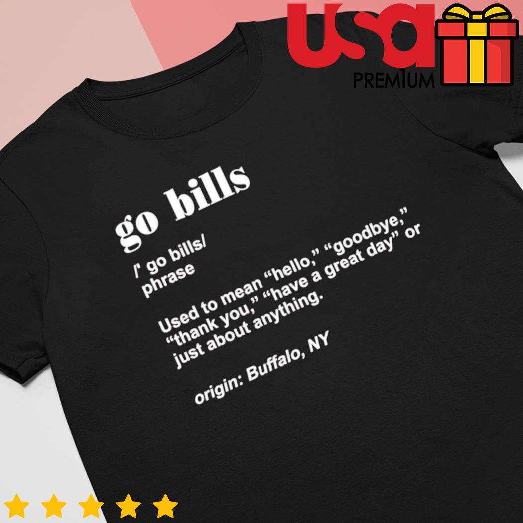 Go Bills definition shirt – Custom Buffalo Chic