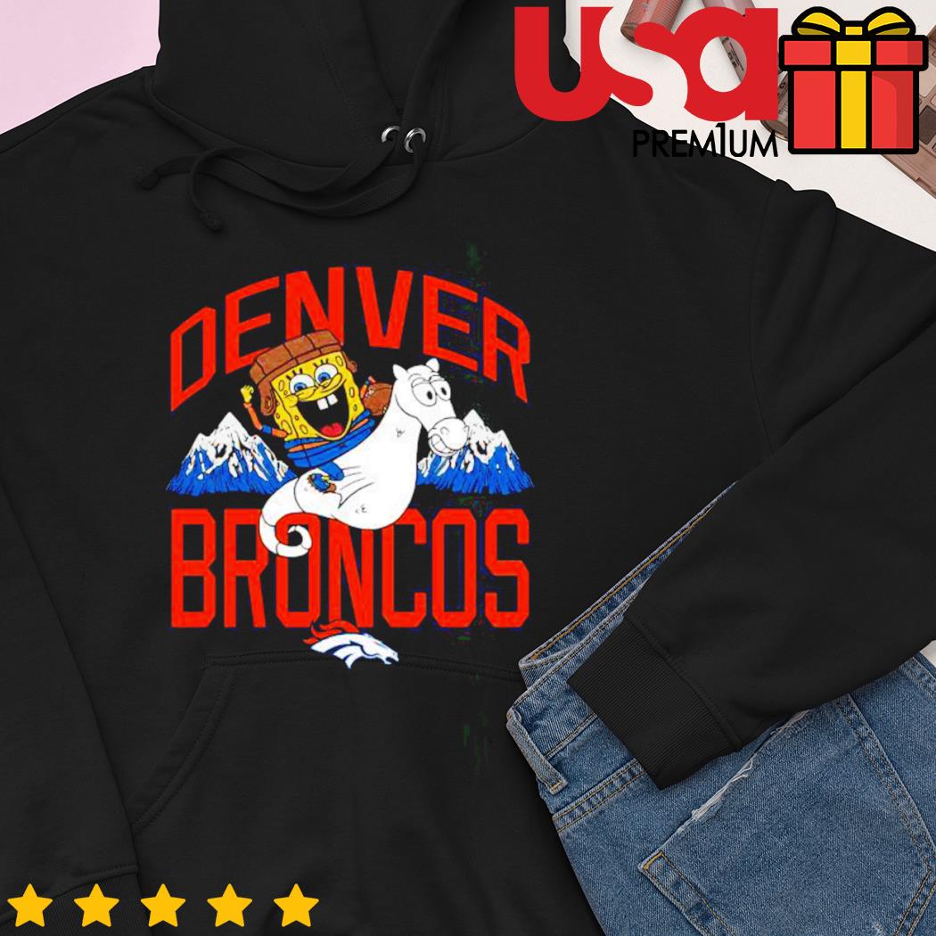 Spongebob X Denver Broncos shirt, hoodie, sweater and long sleeve