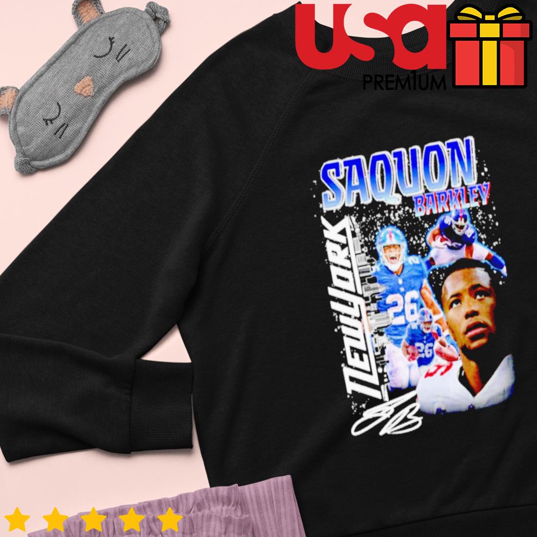 Vintage Saquon Barkley signature shirt, hoodie, sweater and long