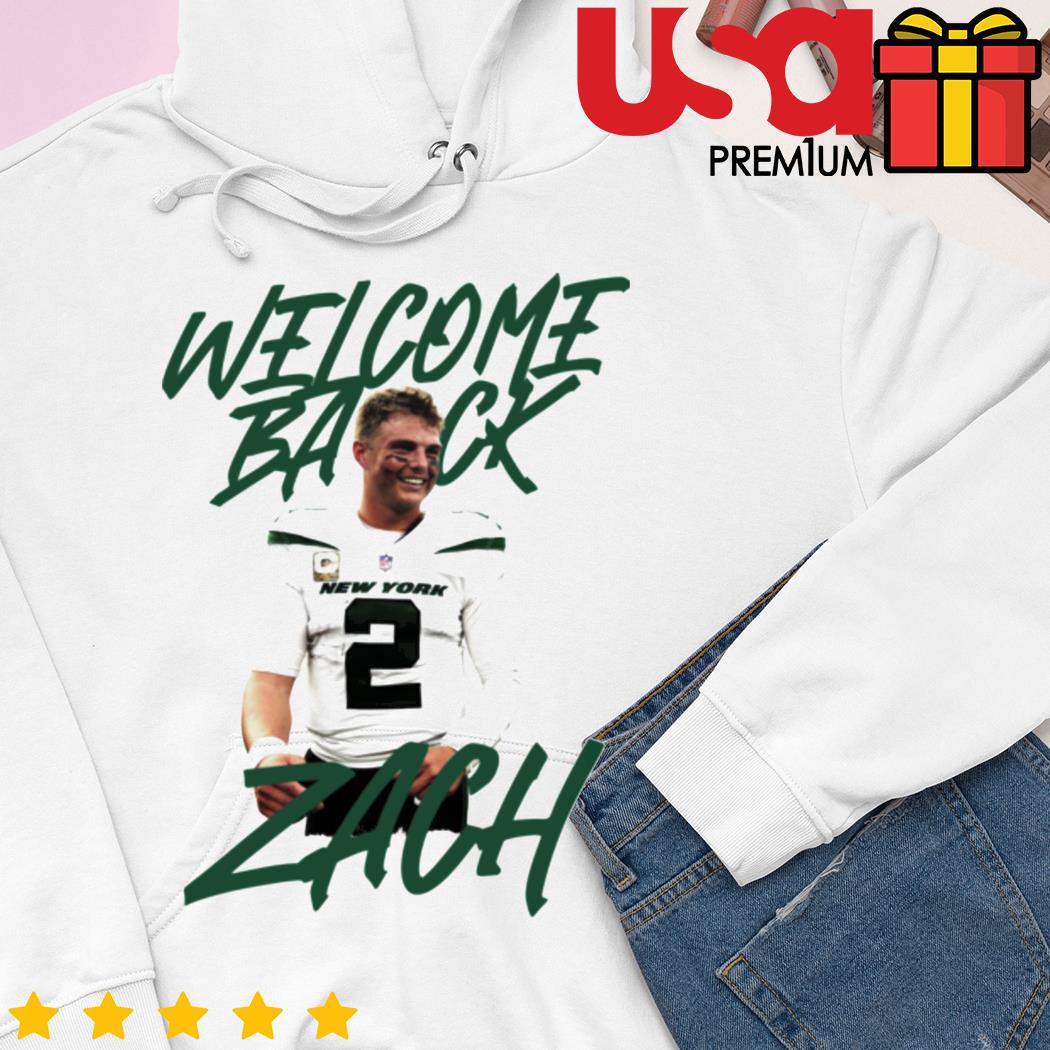 Welcome Back Zach Wilson shirt, hoodie, sweater and long sleeve