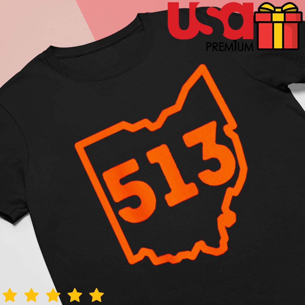 Cincinnati Shirt, Cincinnati Ohio 513 Vintage T-Shirt