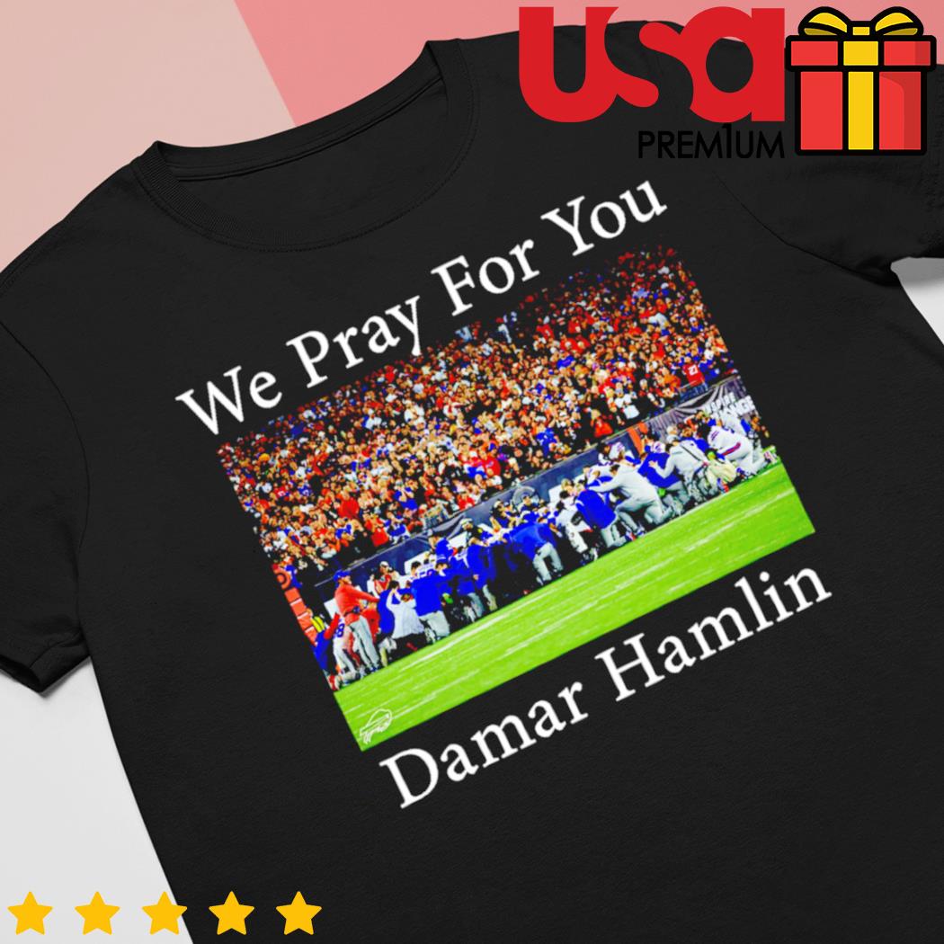 Vintage Pray For Damar Hamlin Buffalo Bills Shirt