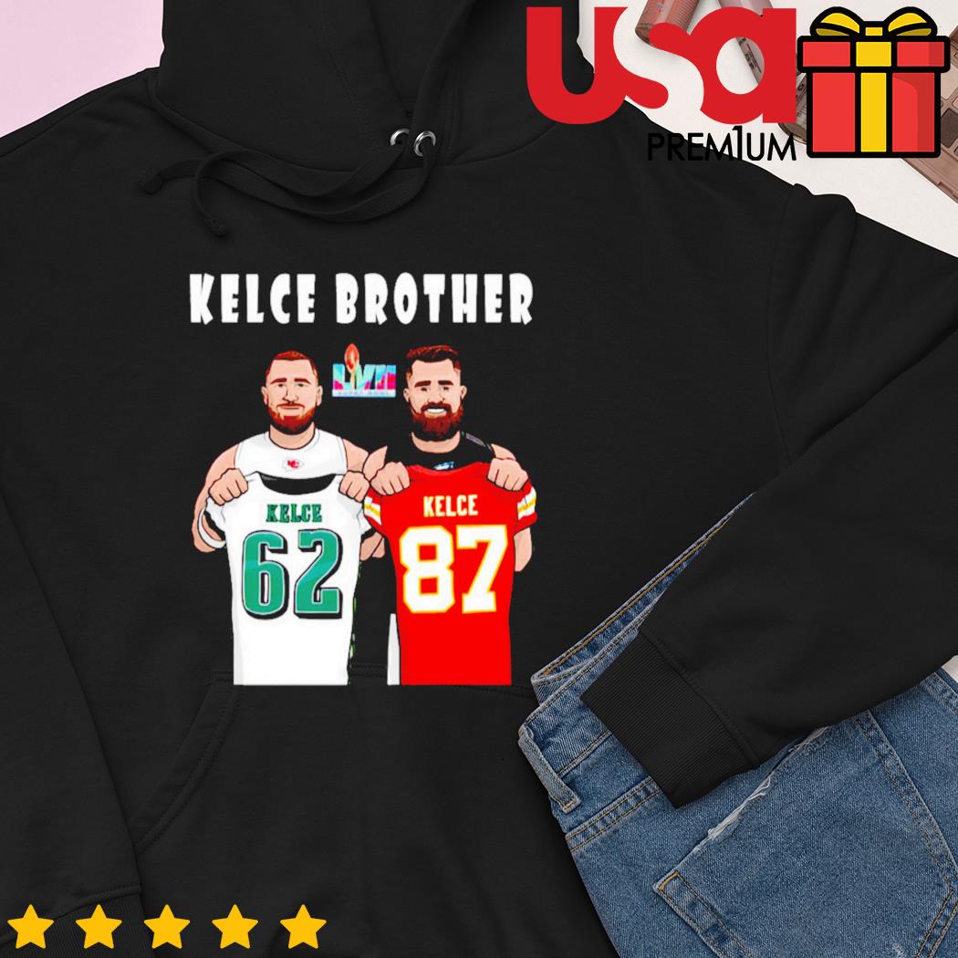 Premium Jason Kelce vs Travis Kelce Kelce Brother Super Bowl 2023